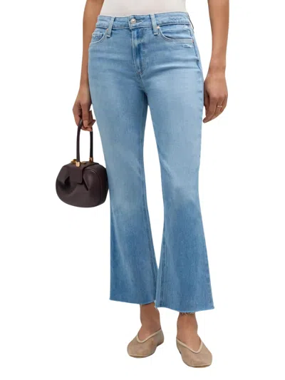 Paige Colette Crop Flare In Helena In Blue