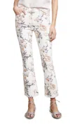 Paige Colette Crop Flare Jean In Desert Wildflower In Multi