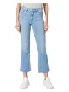 Paige Colette Raw Hem Crop Flare Jeans In Multi