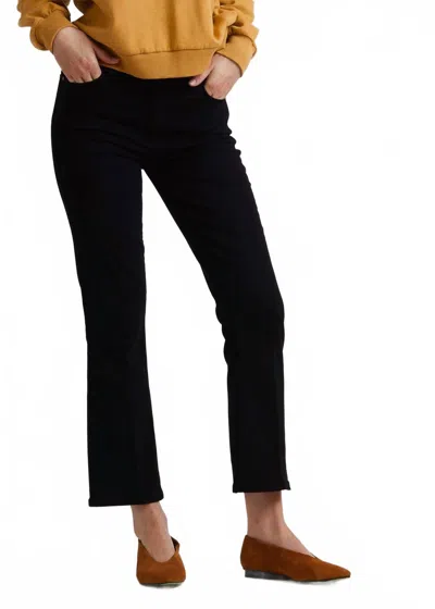 Paige Colette Crop Jeans In Black Shadow
