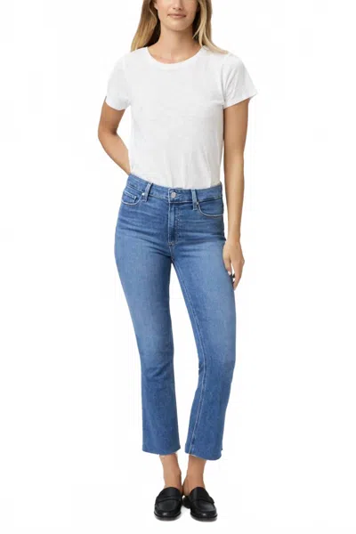 Paige Colette High-rise Cropped Flare Jeans In Starlet In Multi