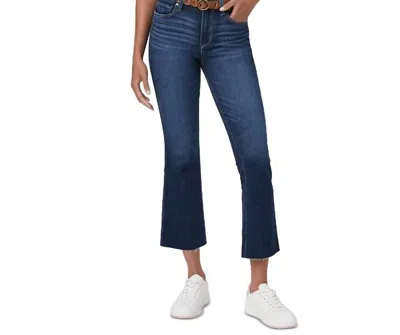 Paige Colette Sagrada Crop Flare Jean In Blue