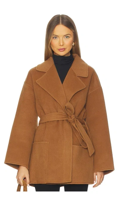 Paige Connery Coat In Brown