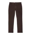 Paige Mens Normandie Straight-leg Denim Jeans Deep Woods Corduroy In Brown