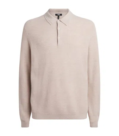 Paige Cotton-blend Elwynn Polo Shirt In Gold