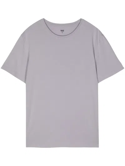 Paige Cotton-blend T-shirt In Neutrals