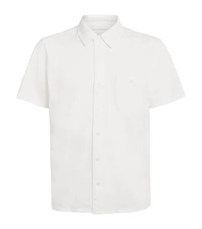 Paige Cotton Carillo Polo Shirt In White