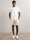 Paige Cotton Chino Shorts With Stretch In White