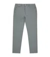Paige Cotton Danford Straight Chinos In Gray