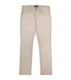 Paige Cotton Federal Straight Trousers In Green