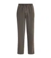 Paige Mens Vintage Deep Chocolate Godfrey Straight-leg Cotton-jersey Sweatpants In Gray