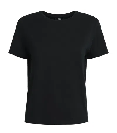 Paige Cotton Haven T-shirt In Blue