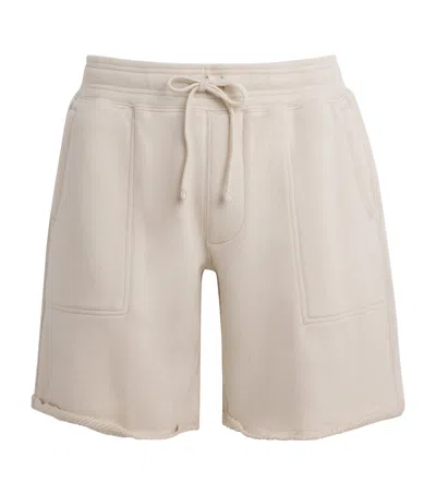 Paige Cotton Ruiz Sweatshorts In Neutral