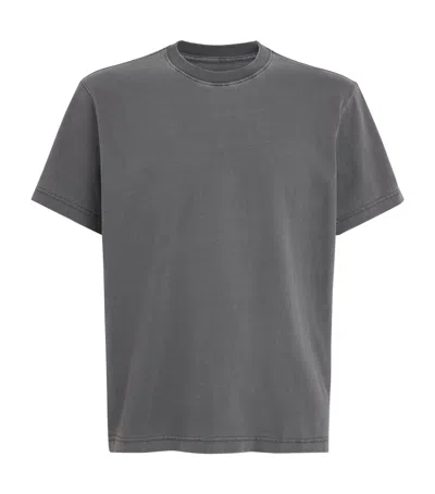 Paige Cotton Short-sleeve T-shirt In Grey