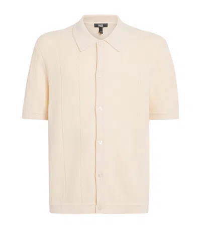 Paige Cotton-linen Mendez Shirt In Pink