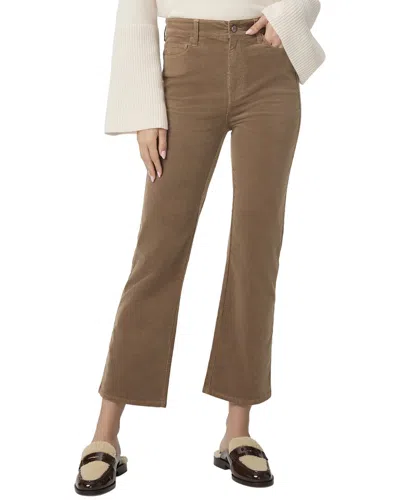 PAIGE PAIGE COURTNEY BURNT SUGAR CROP FLARE JEAN