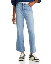 Paige Vintage Colette Raw Hem Straight Jean In Khristndis