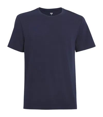 Paige Crew-neck T-shirt In Navy