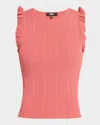 Paige Crimini Tank Top In Dark Pink