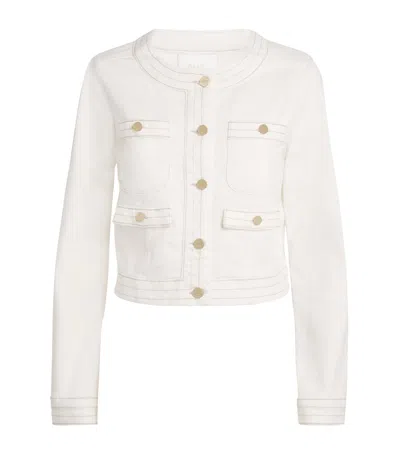 PAIGE CROPPED KIYA DENIM JACKET