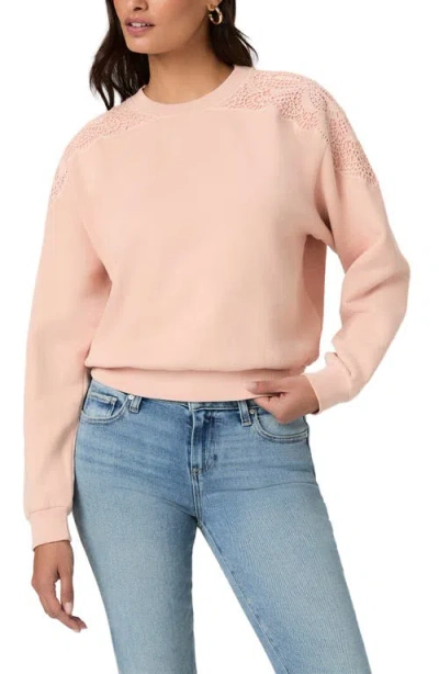 Paige Dagmar Embellished Sweatshirt In Pink