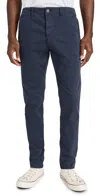 Paige Mens Deep Anchor Danford Regular-fit Slim-leg Stretch-cotton Chino Trousers