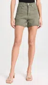 Paige Dani High Waist Denim Shorts In Multi