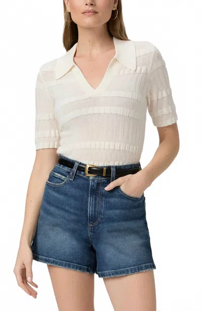 Paige Dani A-line Denim Shorts In Sweet Dream In Multi