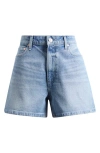 PAIGE PAIGE DANI ULTRA HIGH RISE DENIM SHORTS