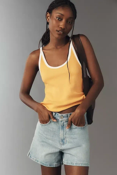 Paige Dani Denim Shorts In Blue