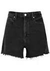 PAIGE PAIGE DANI DISTRESSED DENIM SHORTS