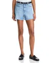PAIGE DANI HIGH RISE DENIM SHORTS IN ANIYAH DISTRESSED