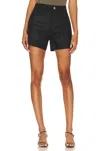 Paige Dani Short In Midnight Oil Coating In Multi