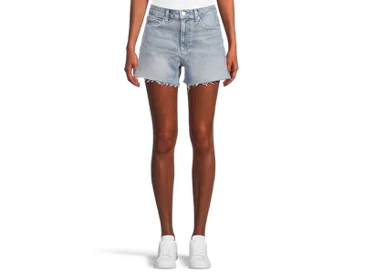 Paige Dani Shorts Raw Hem In Superpower In Blue