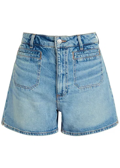PAIGE PAIGE DANI STRETCH-DENIM SHORTS