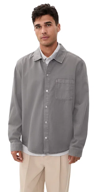 Paige Darindo Shirt Vintage Neutra Grey In Gray