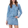 Paige Dean Jacket In Del Amo In Blue