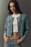 Paige Dean Jacket In Del Amo In Blue