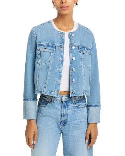 Paige Dean Denim Jacket In Blue
