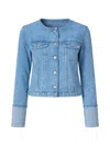 Paige Dean Jacket In Del Amo In Blue