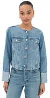 Paige Dean Jacket In Del Amo In Blue