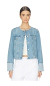 Paige Dean Jacket In Del Amo In Blue