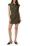 Paige Dekalb Denim Dress In Vintage Forester Green