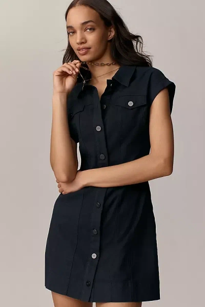 PAIGE DEKALB DENIM MINI DRESS
