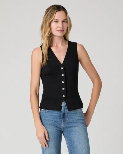 Paige Delcan Vest Top In Black