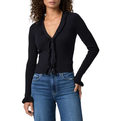 Paige Demetra Cardigan In Black