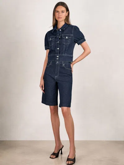 Paige Denim Bermuda Shorts In Blue
