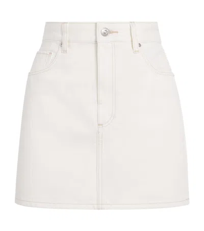 Paige Denim Bobbi Mini Skirt In White