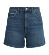 Paige Denim Dani Shorts In Navy