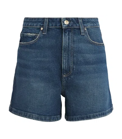 Paige Denim Dani Shorts In Navy